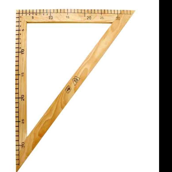 ESCUADRA MADERA 45 GRADOS IND. SILVA E.30